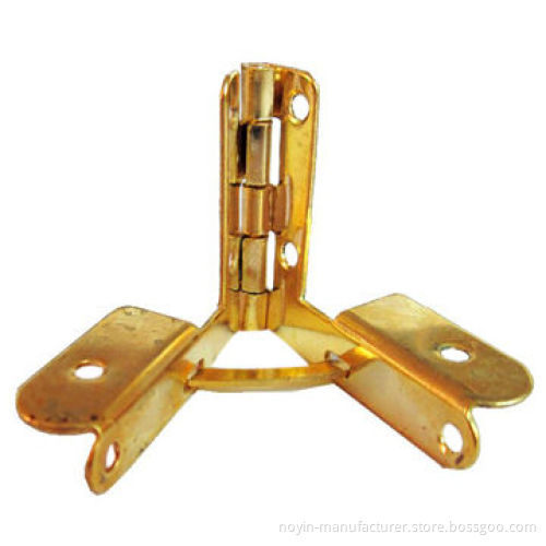Metal hinges with gold plated, cheapest price for wooden box in bulk price from China factory